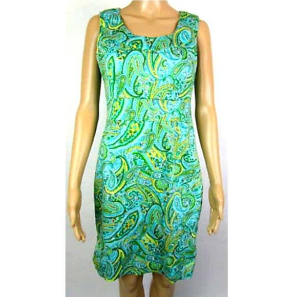 Jones New York Signature Paisley Print Dress - Picture 1 of 4